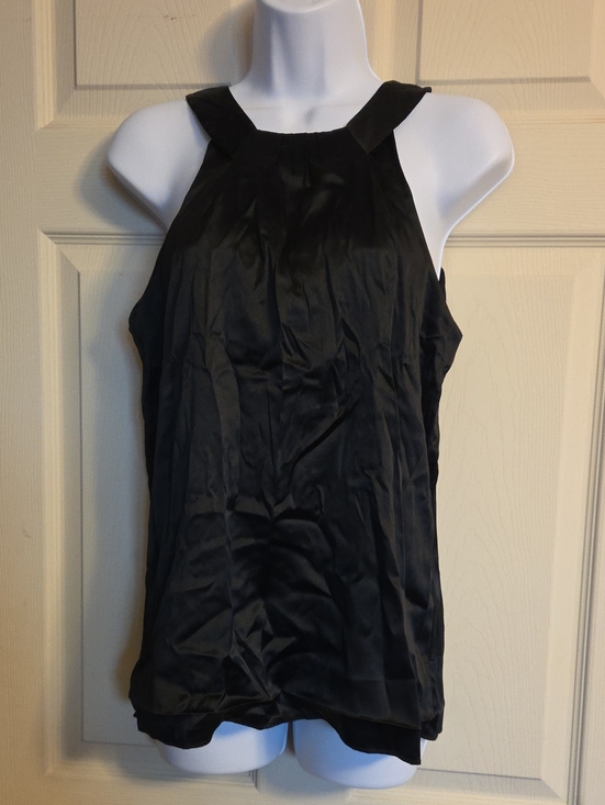 Theory Tops - Theory Black Silk Sleeveless Blouse Size Small